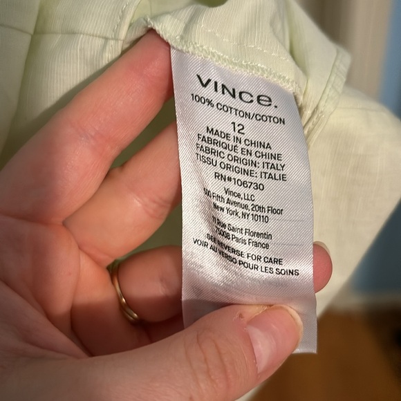 BNWT Vince puffed sleeve blouse - Picture 8 of 8